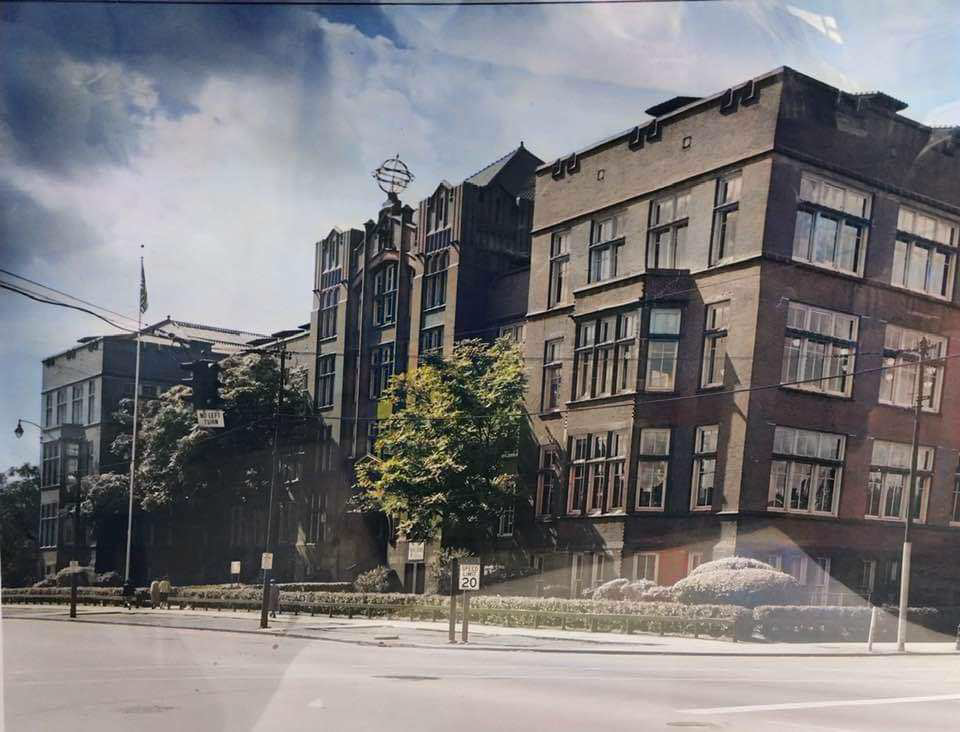 Photo of the old East Tech High School